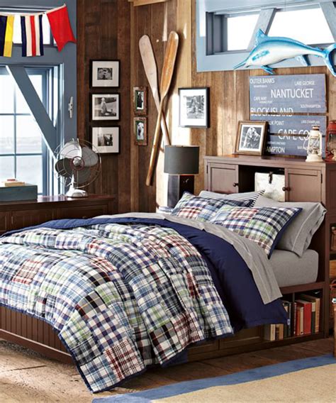 Check out our teenage bedding set selection for the very best in unique or custom, handmade pieces from our duvet covers shops. Boys Quilt Set - Madras Plaid Quilt Bedding