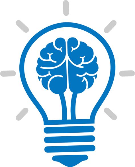 Light Brain Incandescent Bulb Cartoon Icon Clipart Full Size Clipart