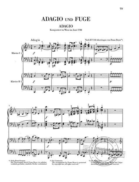 Works For Two Pianos From Wolfgang Amadeus Mozart Buy Now In The
