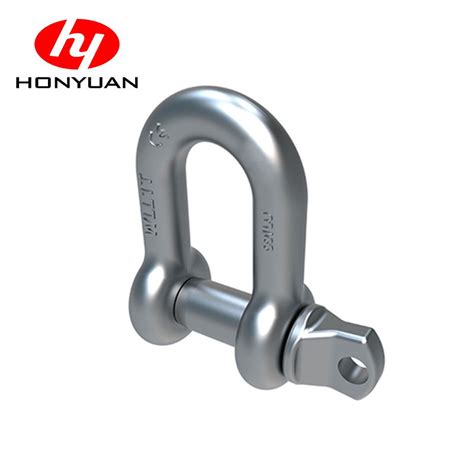 Drop Forged Galvanized G210 Dee Shackle With Screw Pin Screw Pin Shackle China D Shackle And