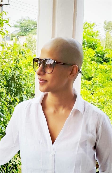 40 Beautiful Bald Women Styles To Get Inspired With