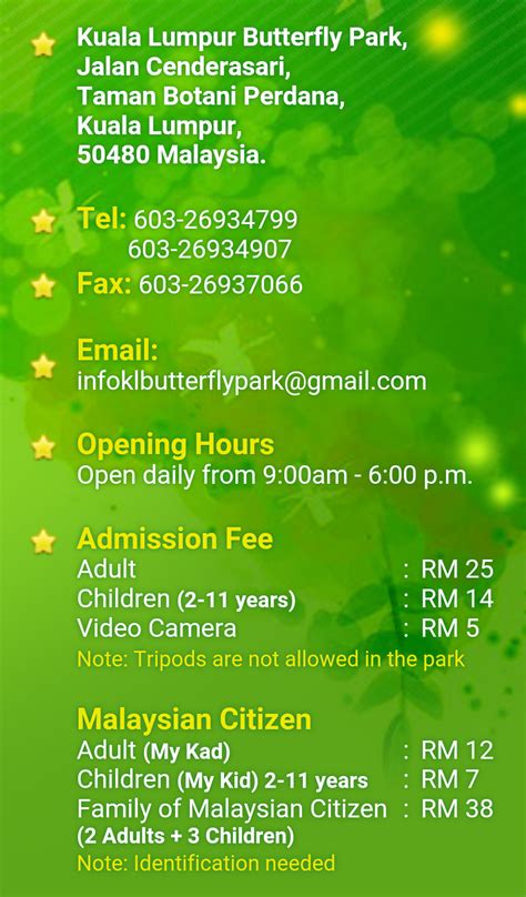 Taman burung kuala lumpur ialah sebuah taman burung malaysia yang berukuran 20.9 ekar (8.5 ha). Cerita Yna: KL Trip 2.1 - Berkunjung ke Taman Rama-Rama ...