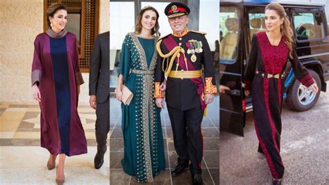 6 Inspirasi Gaya Lebaran Pakai Kaftan And Gamis Ala Ratu Rania Dari Yordania