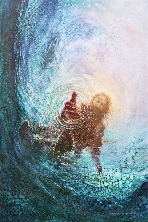 The Hand Of God By Yongsung Kim Jesus Artwork Jesus Christ Painting