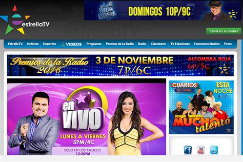 Con lo mejor de las telenovelas, programas, especiales, noticieros y deportes. Estrella TV Supera a Las Dos Cadenas Hispanas de ...