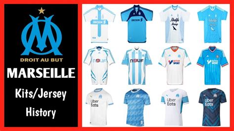Marseille Jersey Historyevolution From 2000 To 2022 Home And Away