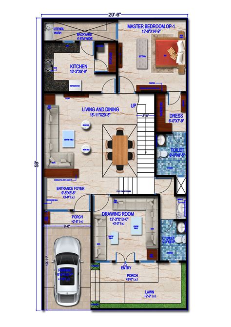 Pin By Deepti On House Plan In 2022 20x40 House Plans Model House