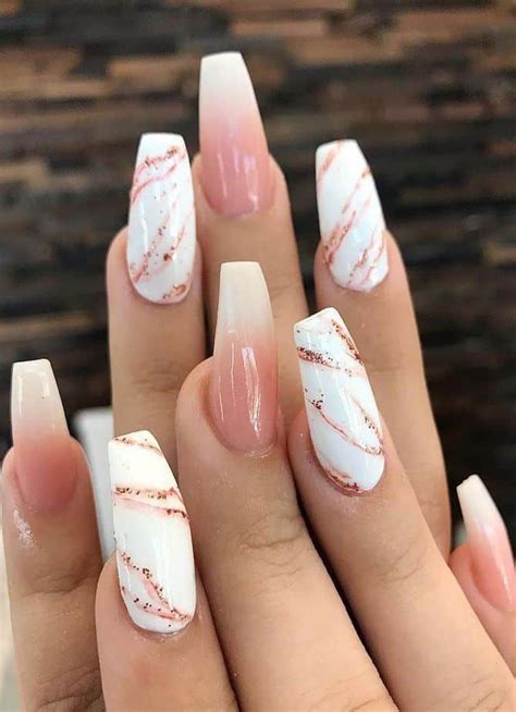 32 Marble Nails Designs To Try This Year Nail Designs Summer Acrylic
