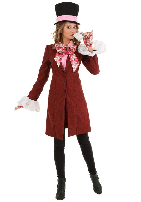 deluxe plus size women s mad hatter costume