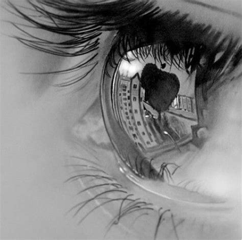 Eye Reflection Sketch Eye Drawing Reflection Drawing Eye Art