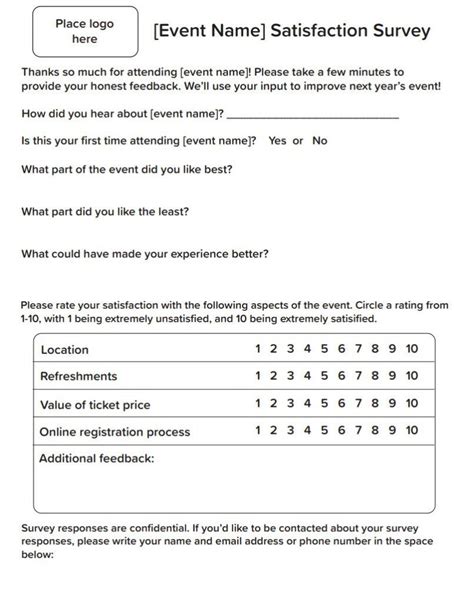 Questionnaire Template Word Scenic Templates