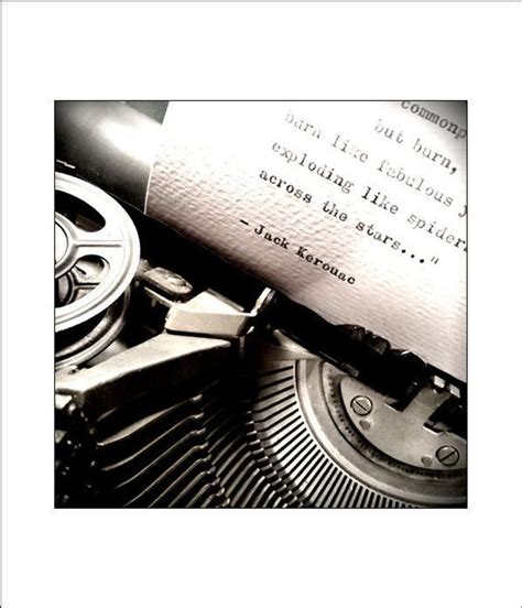 Jack Kerouac Hand Typed Book Quote The Mad Ones On The