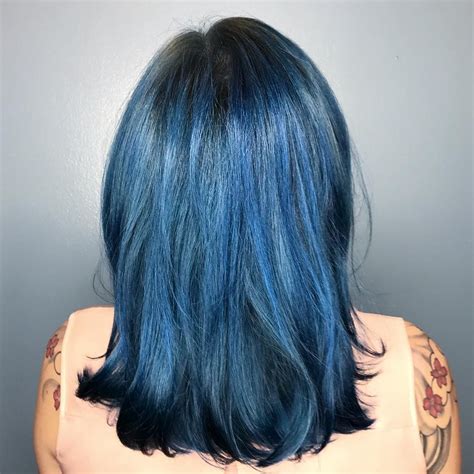 Dimensional Blue Balayage By Aveda Artist Christoper Kashay Formula