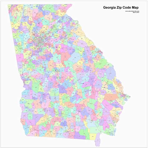 Greater Atlanta Zip Code Map