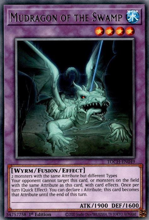 Mudragon Of The Swamp Toon Chaos Yugioh