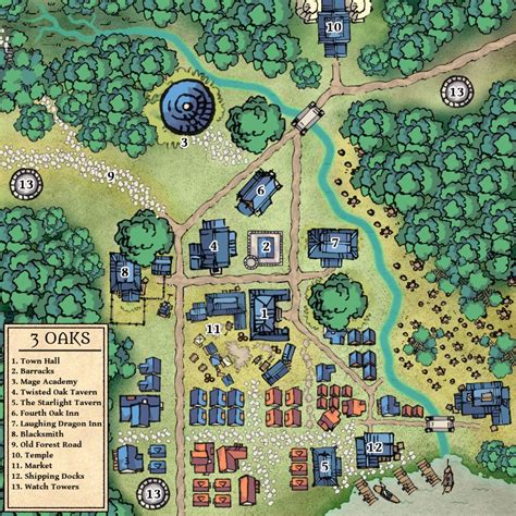 Rpg Maps Town Web Lanse