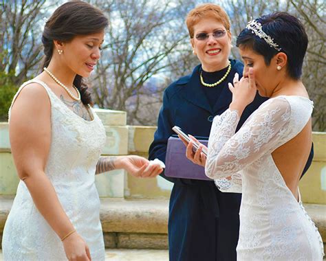 Central Park Gay Marriage Ceremonies Reverend Billingual