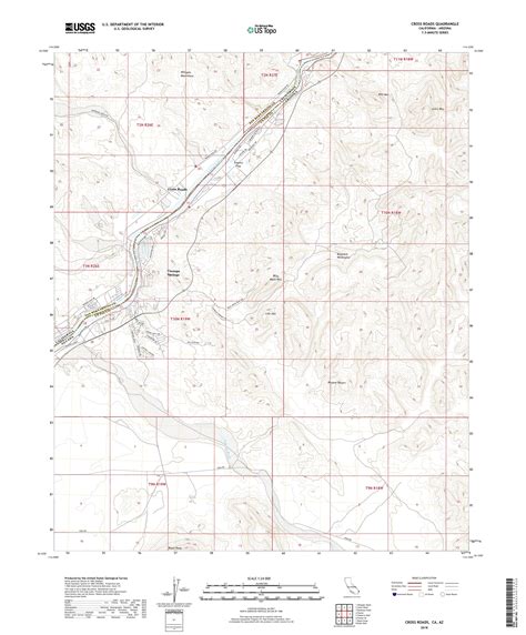 Mytopo Cross Roads California Usgs Quad Topo Map