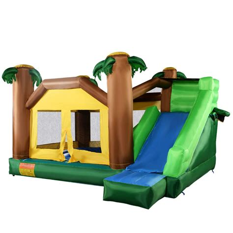Inflatable Moonwalk Jungle Bounce House Jumper Bouncy Jump Bouncer Castle
