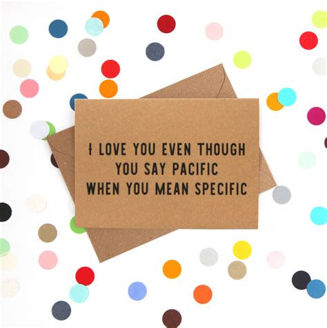 Specific Pacific Funny Valentines Day Card By Bettie Confetti