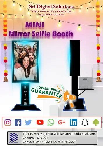 Ms New Mini Mirror Selfie Booth At Rs 92000 In Chennai Id 2850085894130