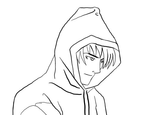 Anime Outline Drawing At Getdrawings Free Download