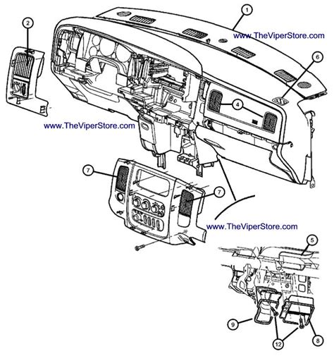 Car Parts Diagram Interior Car Truck Panel Diagrams With Labels Auto