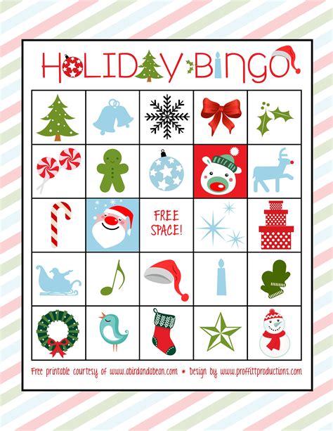 Christmas Bingo Cards Free Printable Web You Can Play Bingo In A Small Group Or As A Whole Group