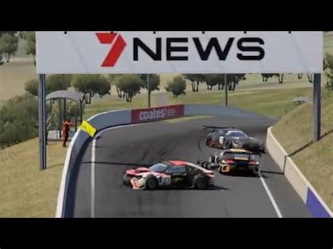 Assetto Corsa Competizione Crash Bathurst During Test Race YouTube