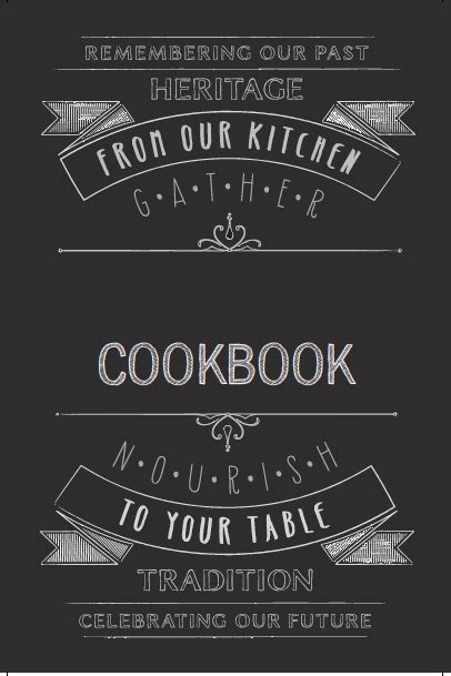 Includes a front page, 8 dividers and 4 different recipe pages. New cookbook cover template @heritagecookbook.com … (With ...