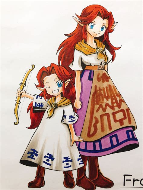Cremia And Romani The Legend Of Zelda And More Drawn By Hio