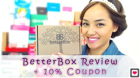 Betterbox Lifestyle Subscription Review 10 Coupon Youtube