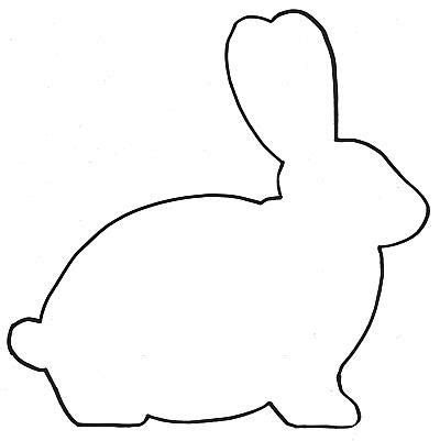 They are great stencils for decorating an easter peeop or a simple easter bunny coloring page! Clipart bunny printable, Clipart bunny printable ...