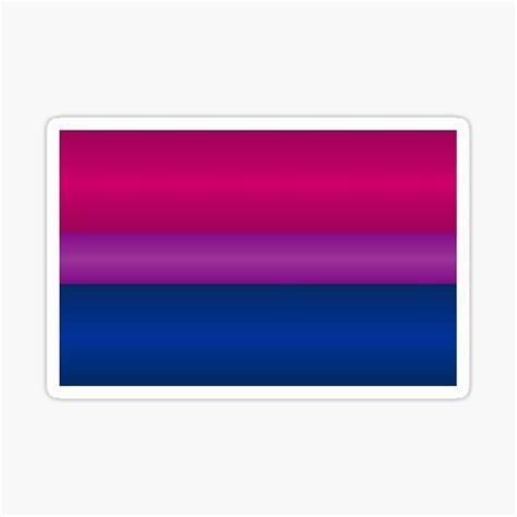 Bisexual Pride Flag Sticker For Sale By Novotnydesigns Redbubble