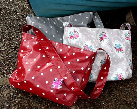 Oilcloth Vintage Inspired Across Body Bag By Love Lammie Co