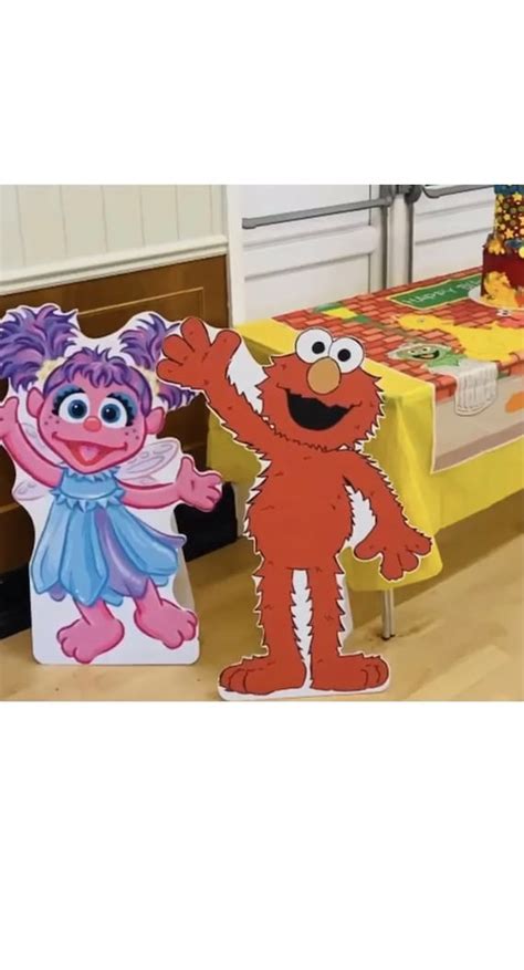 Sesame Street Elmo Cardboard Cutout Décor Découpé Party Prop Etsy France