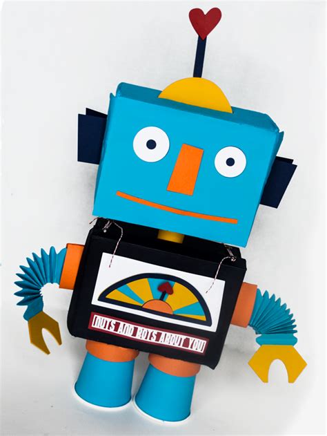 Cute Tutorial About Creating This Great Robot Valentine Holder Ld