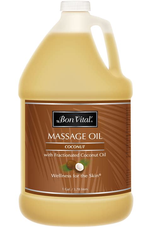 Coconut Massage Oil 1 Gal Bon Vital