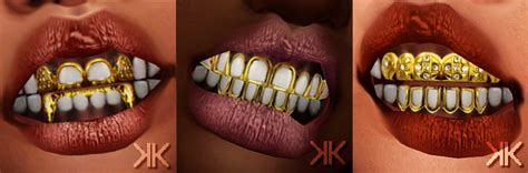 Kosmo Grillz Collection Ts4 Conversion Compatible Sims 4 Sliders