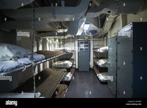 Sleeping Quarters Aboard The Aircraft Carrier Uss Intrepid Now A My