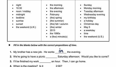 Prepositional Phrase Worksheet Grade 2 - Worksheets