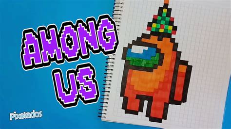 Como Dibujar Among Us Arbol De Navidad Pixel Art Pixelados Youtube