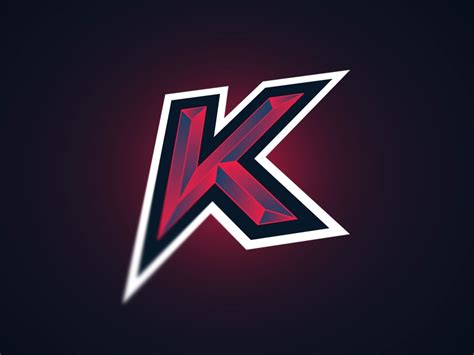 Esports K Logo K Logos Logo Design Art Logo Design Mockup