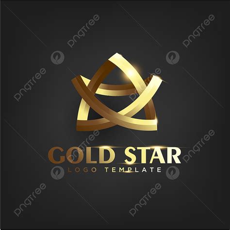 Gold Luxury Logo Vector Design Images Luxury Gold Star Logo Template