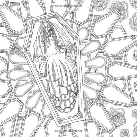 Horror Coloring Book Pages Marlyn Lester