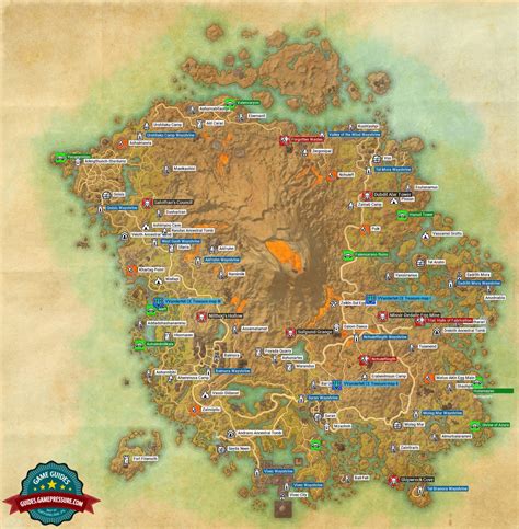 Map Of Vvardenfell Eso Maps Database Source