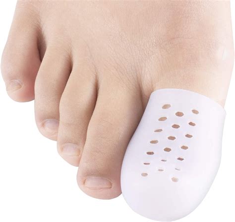Gel Big Toe Caps 12 Packs Toe Protectors Silicone Breathable Toe