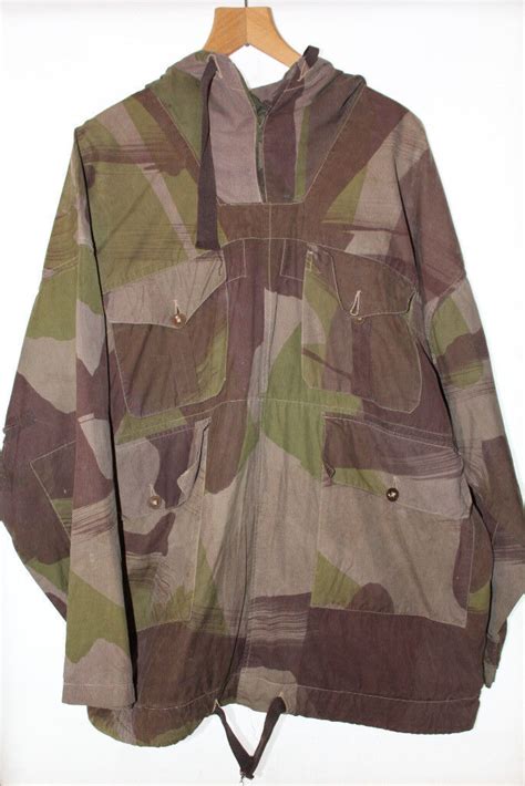 Ww2 Windproof Smock 1943 Large Camo Sas Uniform Vintage Army Jacket