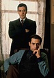 Al Pacino as Michael Corleone and Robert DeNiro as Vito Corleone in ...
