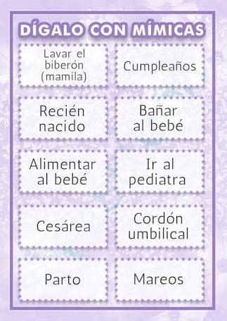 Juegos para baby shower en español divertidos. Resultado de imagen para juegos para baby shower en ...